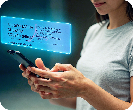 Servicios que se pueden utilizar con el API de firmado