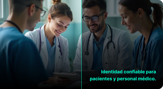 Identificación y autenticación de pacientes y personal médico