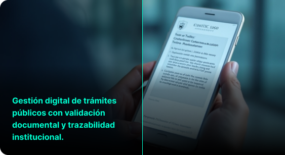 Trámites digitales y automatización documental
