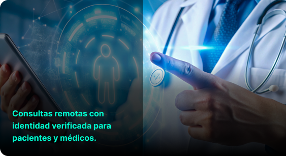 Telemedicina con identidad verificada